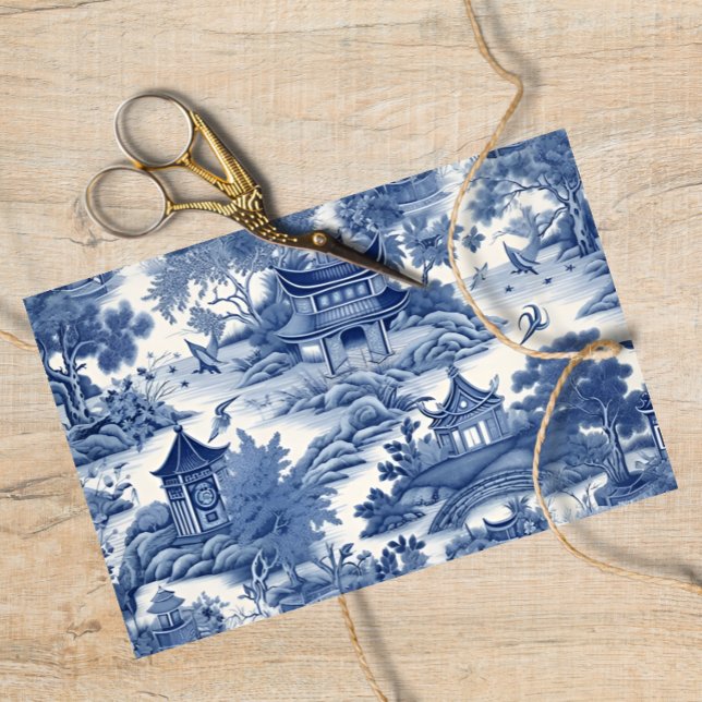 Papel De Seda Decoración salvaje azul japonesa (Subido por el creador)