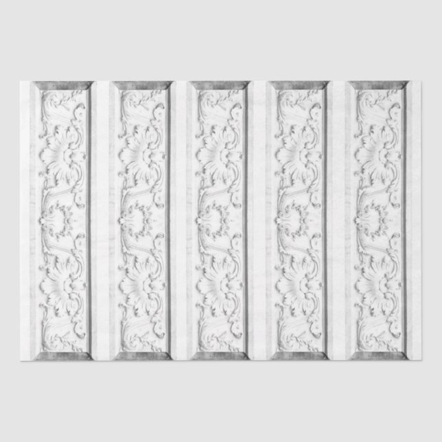 Papel De Seda Decorar el mobiliario francés Frieze Palmette Scro (Anverso)