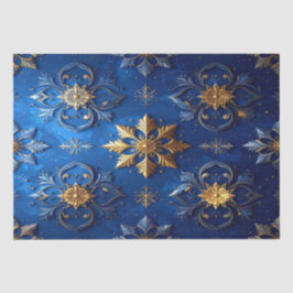 Papel de seda decorativo azul para fiestas