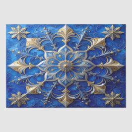 Papel de seda decorativo azul para fiestas