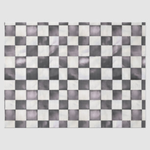 Papel de seda decorativo de cuadros negros