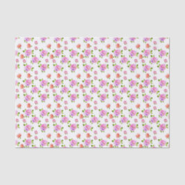 Papel de seda decorativo de rosas hermosas
