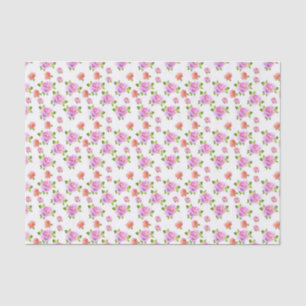Papel de seda decorativo de rosas hermosas