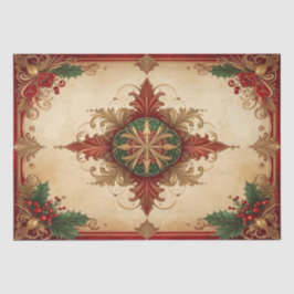 Papel de seda decorativo rojo para fiestas