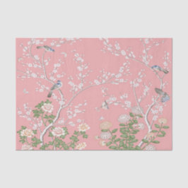 Papel De Seda Decoup Chinoiserie rosa