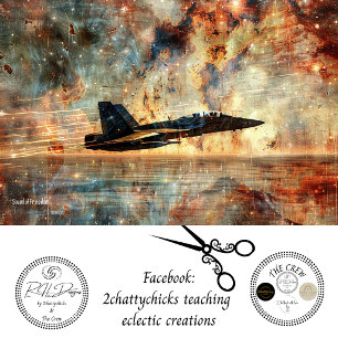Papel De Seda Decoupage 250ª Edición de Aviación Americana