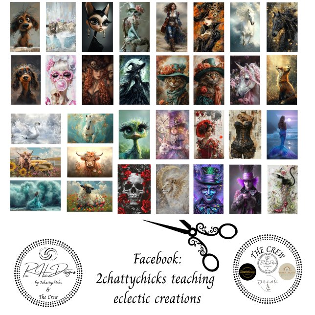 Papel De Seda Decoupage 32 Designs 3x5 Inches Collage Scrapbook (Subido por el creador)