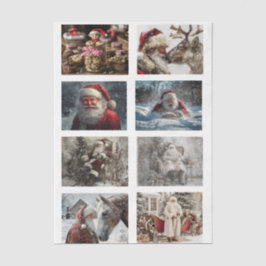 Papel De Seda Decoupage 4x3 designs for 3" snow globe & frames