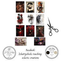 Decoupage 5x7 Jesteros Piratas de estilo Steampunk