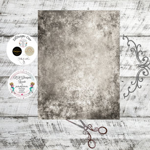 Papel De Seda Decoupage Acabado Faux Espejo Antiguo Deteriorado