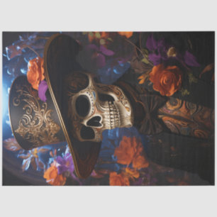 Papel De Seda Decoupage Adorada Lord Aurelius Skeleton