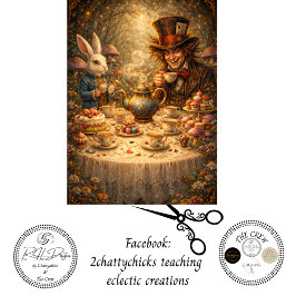 Papel De Seda Decoupage Adventurous Enchanted Forest Tea Party
