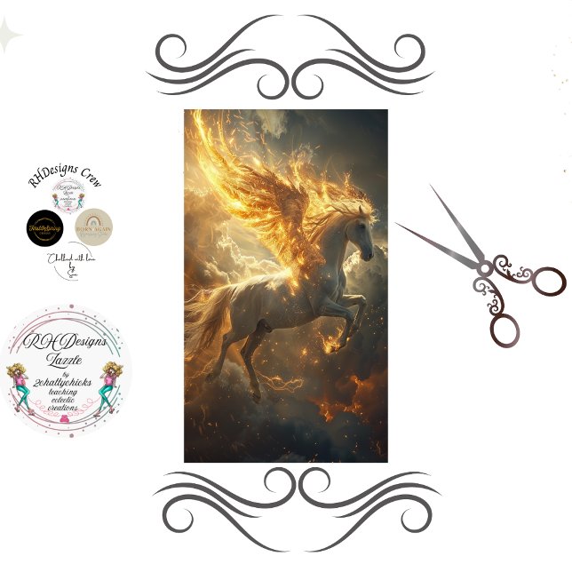 Papel De Seda Decoupage Ala Celestial Pegasus  (Subido por el creador)