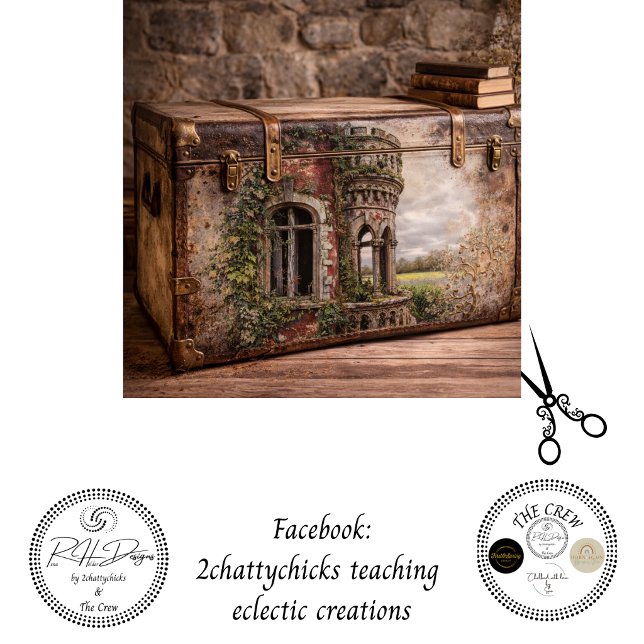 Papel De Seda Decoupage Ancient Irish Castle Overgrown Ivy  (Subido por el creador)