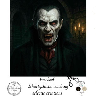 Papel De Seda Decoupage Arte de vampiros góticos