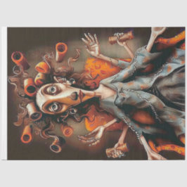 Papel De Seda Decoupage Artistic Depicer Persona Multiple Arms