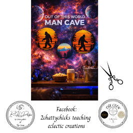 Papel De Seda Decoupage Bigfoot Bold Orange Black 12 & 10 Inch 