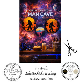 Papel De Seda Decoupage Bigfoot Bold Orange Black 12 & 10 Inch 