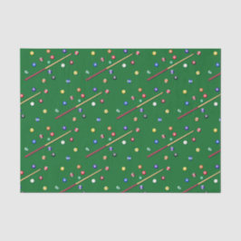 Papel De Seda Decoupage Billiards Birday Party Pool Cue