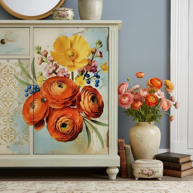 Papel De Seda Decoupage Botanical Bloom (Subido por el creador)