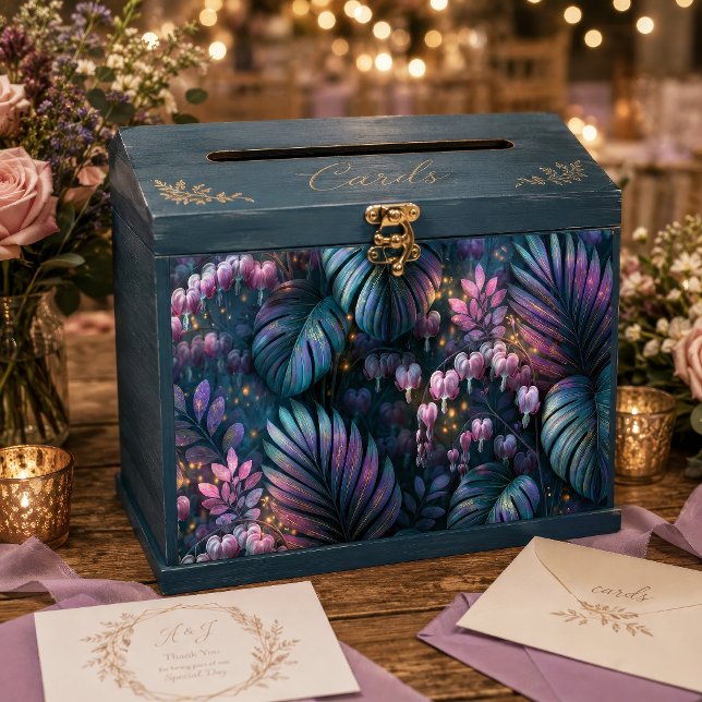 Papel De Seda Decoupage Botánico Corazón Sangrante Irisado (Subido por el creador)