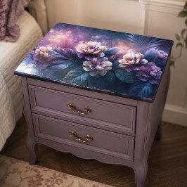 Papel De Seda Decoupage Botánico de Flor de Lavanda de Medianoch
