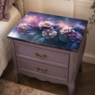 Papel De Seda Decoupage Botánico de Flor de Lavanda de Medianoch