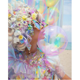 Papel De Seda Decoupage Bubblegum Summer Art con Vibes Retro