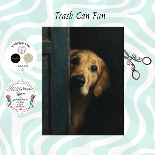 Papel De Seda Decoupage Caprichoso Golden Retriever Mantequilla