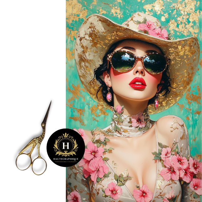Papel De Seda Decoupage Chic Rodeo Occidental (Subido por el creador)