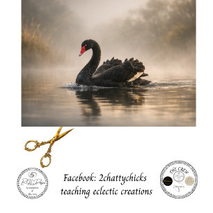 Papel De Seda Decoupage Cisne Negro Australiano al Amanecer Faun
