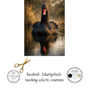 Papel De Seda Decoupage Cisne Negro de Australia