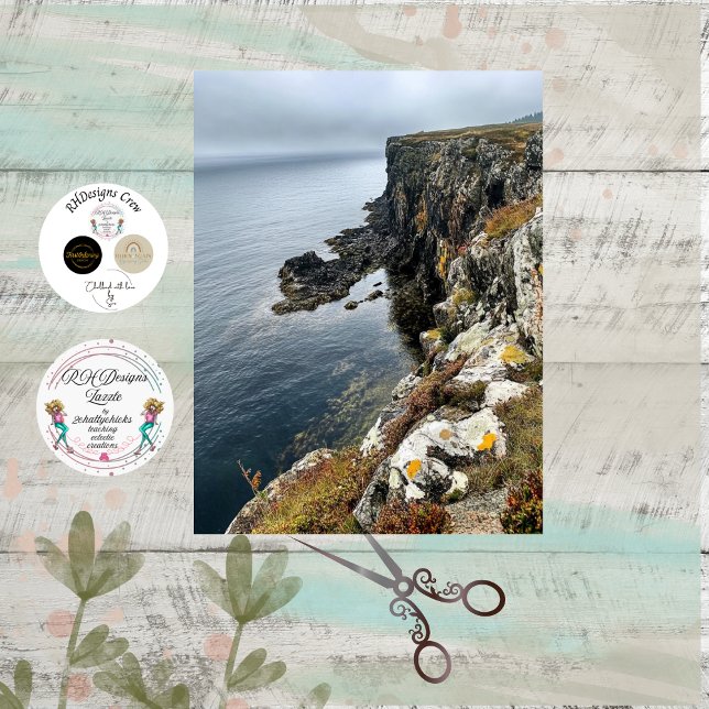 Papel De Seda Decoupage Coastal Cliffside in Ireland  (Subido por el creador)