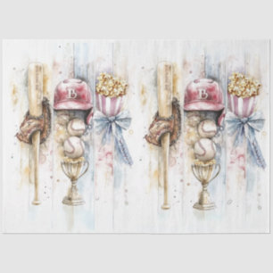 Papel De Seda Decoupage Collage Verticals Tema del béisbol