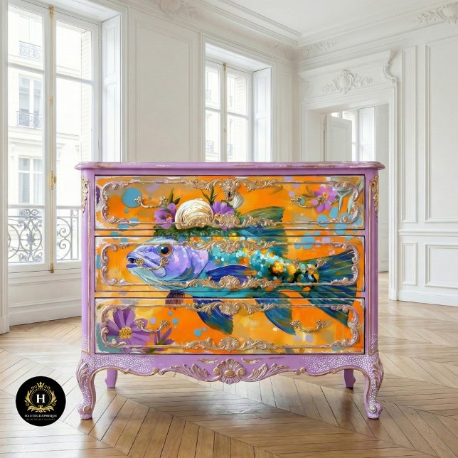 Papel De Seda Decoupage Comercial Botánico Costero Chic (Subido por el creador)