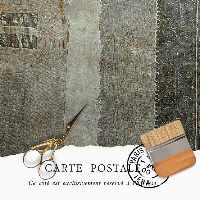 Papel De Seda Decoupage con textura desgastada gris rústico vint (Subido por el creador)