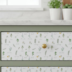 Papel De Seda Decoupage Cottagecore Botánico