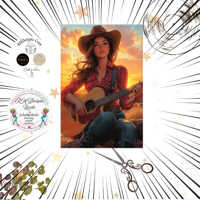 Papel De Seda Decoupage Country Chica Character DEBBIE (Subido por el creador)