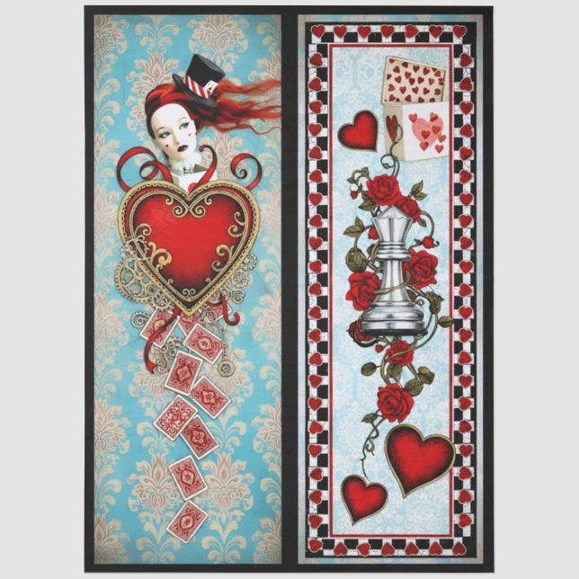 Papel De Seda Decoupage Curious Wonderland (Anverso)
