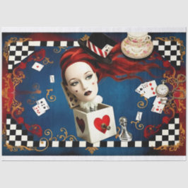 Papel De Seda Decoupage Curious Wonderland