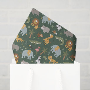 Papel de seda decoupage de animales de safari, reg