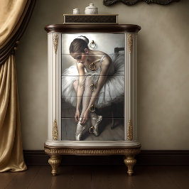 Papel De Seda Decoupage de bailarina de balanza encerrada