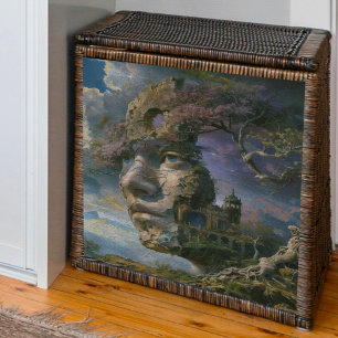 Papel De Seda Decoupage de Cara en Acantilado