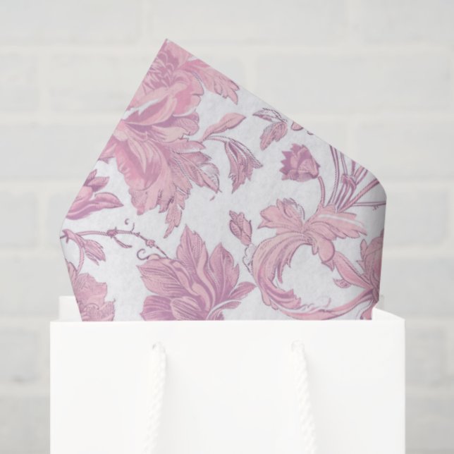 Papel De Seda Decoupage de Chinoisería Rosa Claro (Bolsa de regalo)