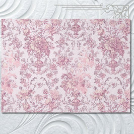 Papel De Seda Decoupage de Chinoisería Rosa Claro