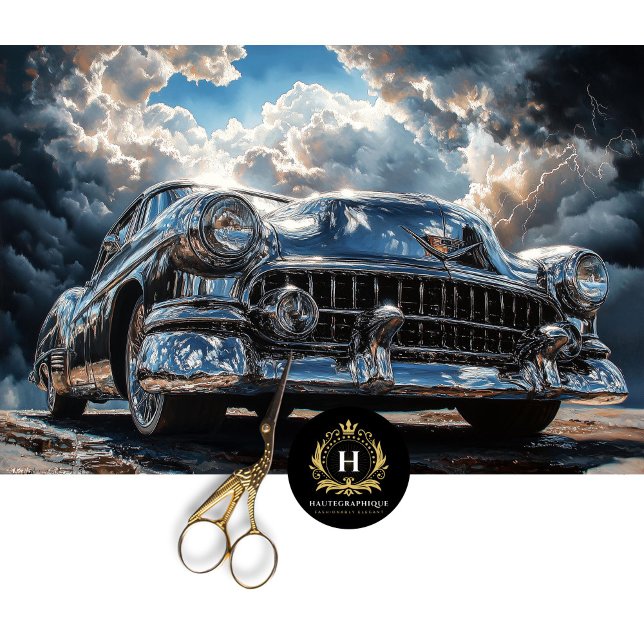 Papel De Seda Decoupage de Coche Antiguo Chrome (Subido por el creador)