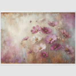 Papel De Seda Decoupage de Cosmos Flora y Fauna