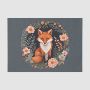 Papel De Seda Decoupage de Cottagecore Fox
