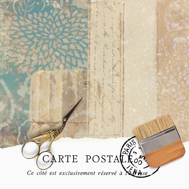 Papel De Seda Decoupage de escritura a mano de textura rústica v (Subido por el creador)