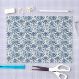Papel De Seda Decoupage de girasoles y mariposas de Chinoiserie 